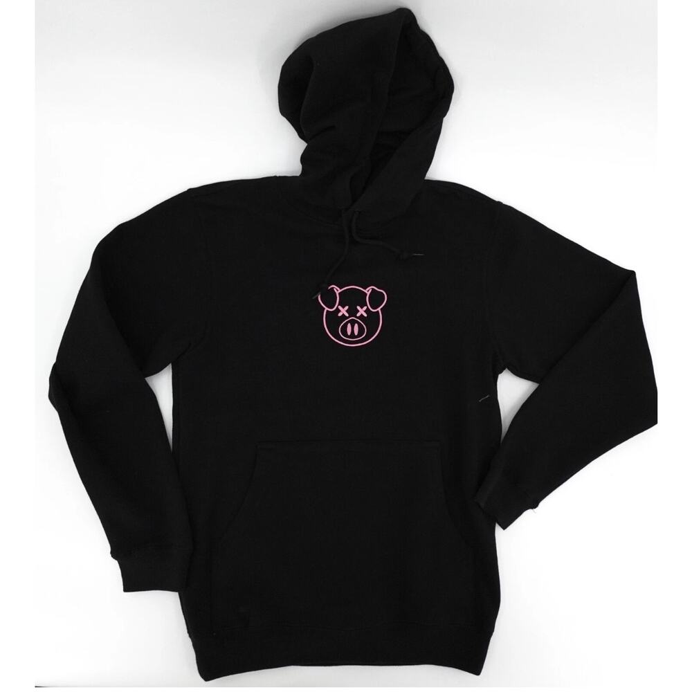 Embroidered pig hoodie streetcore Shane Dawson Jeffree Star Killer Merch collab